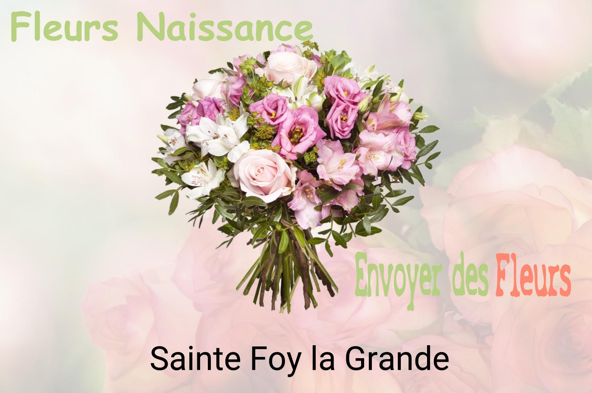 Bouquet de fleurs de naissance livré à Sainte-Foy-la-Grande