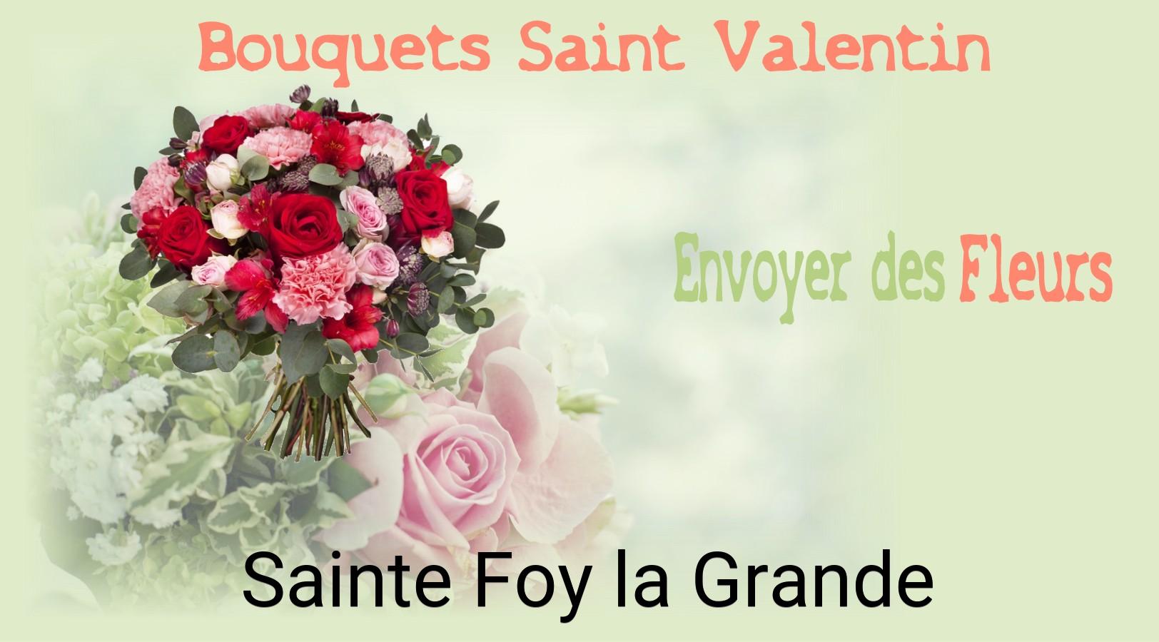 Roses de Saint-Valentin livrées à Sainte-Foy-la-Grande